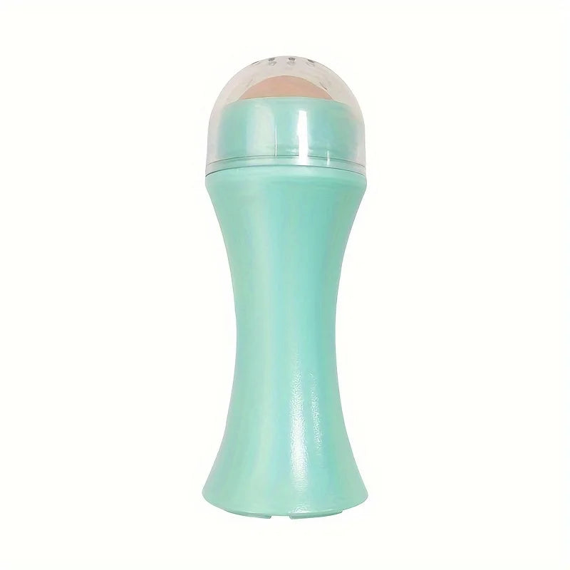 A Facial Oil Absorbent Roller Skin Care Tool Volcanic Stone Oil Suction Cleanable Facial Oil Removal Skin Care Makeup Tool